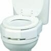 Maddak Secure-Bolt™ Hinged Elevated Toilet Seat – 3 Inch Height Raiser
