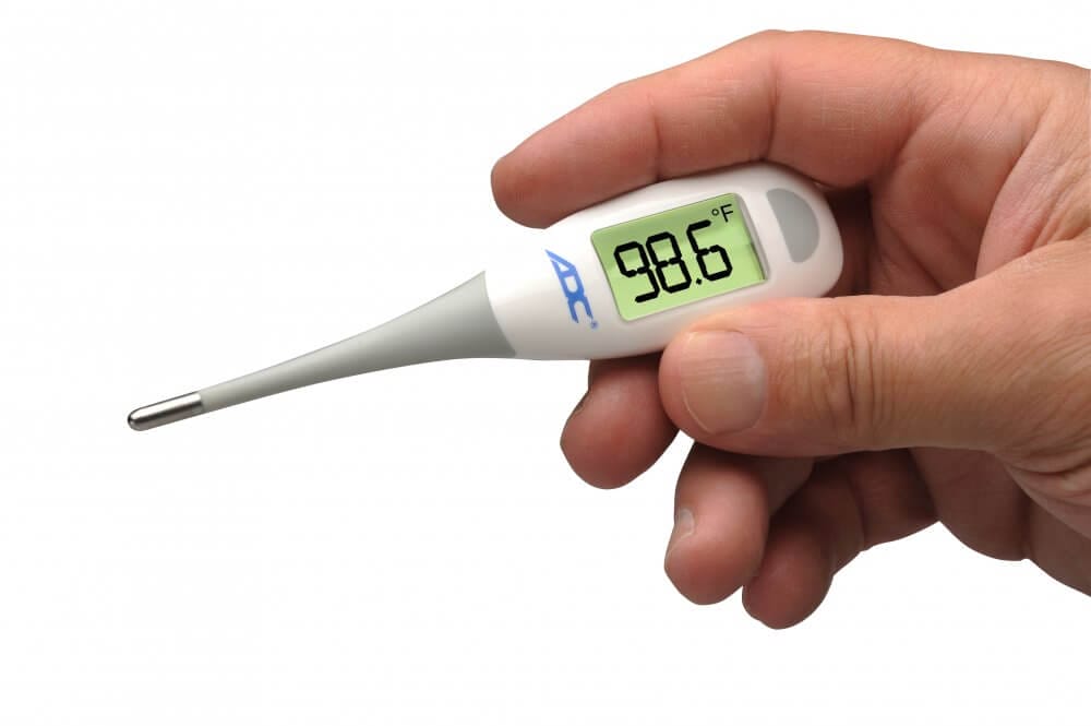 ADC Adtemp 418N Digital Thermometer (8Second) Oral, Rectal, And Axillary Use, Large LCD