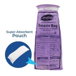 Cleanis CareBag® Emesis Bag With Super-Absorbent Pouch (450 mL)
