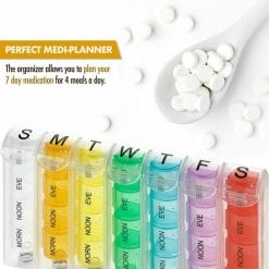 Pop-Up Weekly Pill Organizer – medication plannern