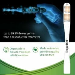 TempaDOT Disposable Clinical Thermometers fewer germs