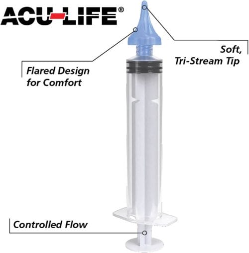 Acu-Life Earwax Removal Syringe Flared design