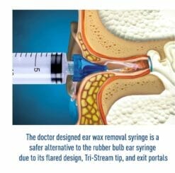 Acu-Life Earwax Removal Syringe tristream tip to flush earwax