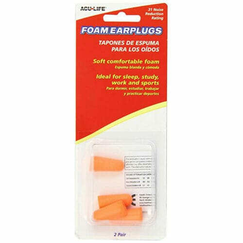 Acu-Life Foam Ear plugs (2 Pairs)