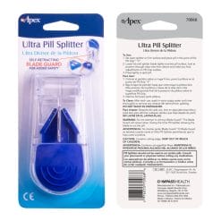 Apex Ultra Pill Cutter package label