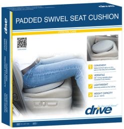 Drive Medical Padded Swivel Seat Cushion paclage