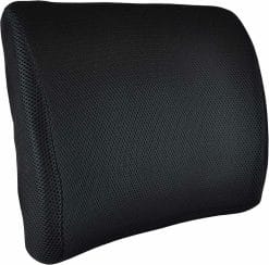 BlueJay Memory Foam Lumbar Cushion with Adjustable Straps