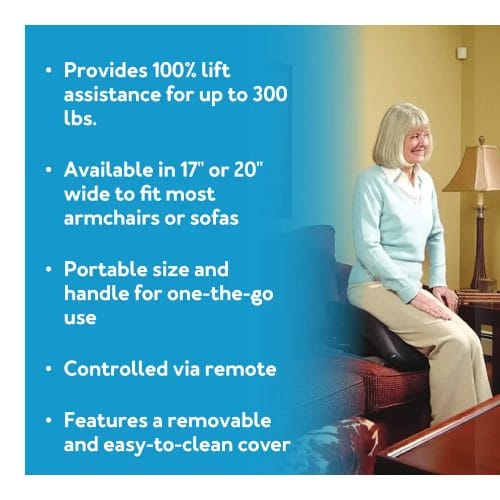Carex Uplift Premium Power Seat 100% life assistance up to 300 lbs
