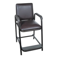 Drive Medical Hip-High Chair with Back and Arms For Post-hip Surgery Care