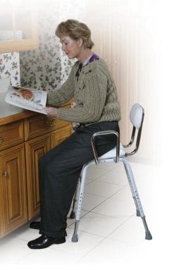 DriveMedical All-Purpose Stool for kitchen, bathroom, or office