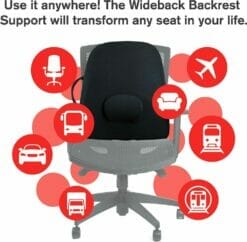 ObusForme Wideback Backrest Support use it on any seat or chair