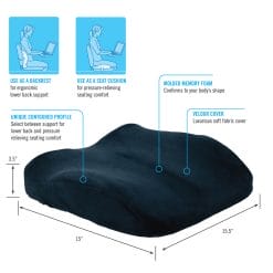 ObusForme Sit-Back Dual-Purpose Cushion