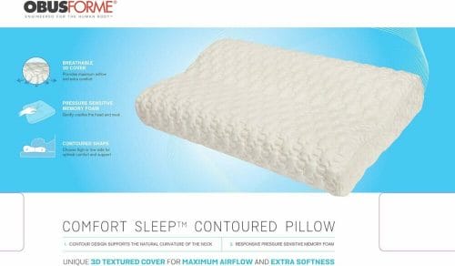 ObusForme Comfort Sleep Contoured Pillow